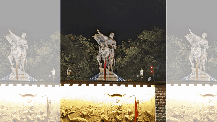 Chhatrapati Shivaji statue at Shivaji Park, Mumbai | Purva Chitnis | ThePrint
