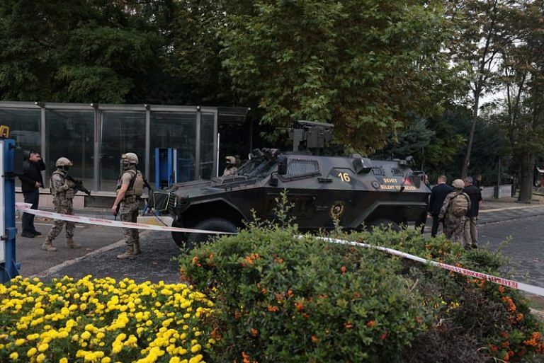 Turkey says ‘terrorists’ carried out bomb attack near government building