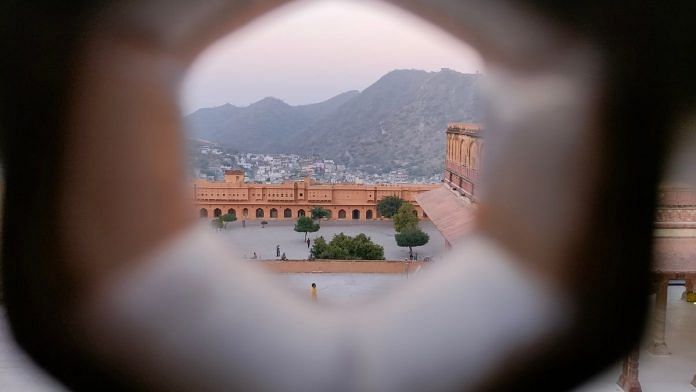 View from a jali wall of Amer fort | Ratan Priya, ThePrint