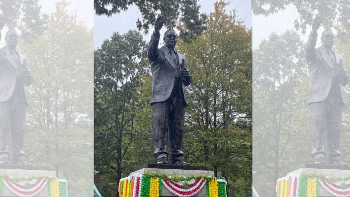 19-feet tall statue of BR Ambedkar in Washington | Deelip Mhaske