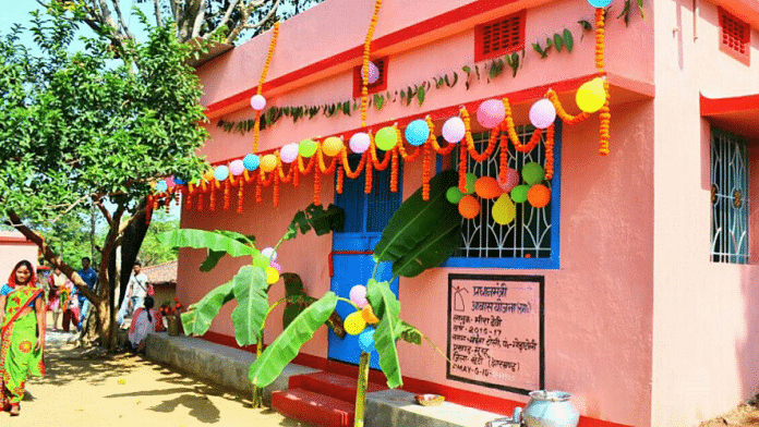 House constructed for a beneficiary of Pradhan Mantri Awas Yojana-Gramin | Pic credit: pmayg.nic.in