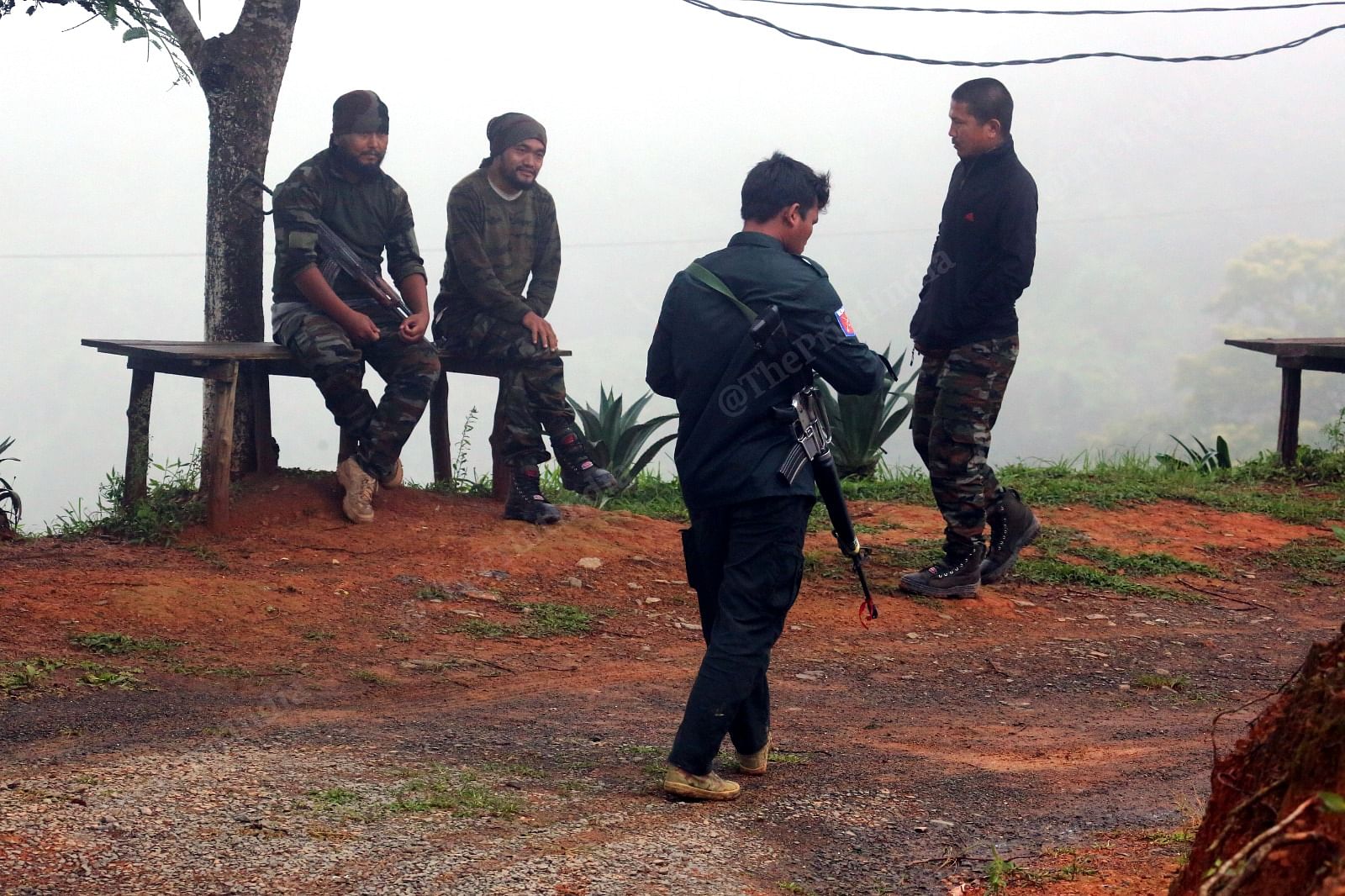 An insurgent group’s camp in Chellep, Manipur, under the SoO agreement | Praveen Jain | ThePrint