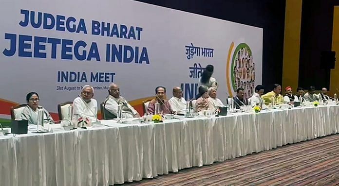 Leaders of the Opposition's INDIA bloc at their August meeting in Mumbai | ANI