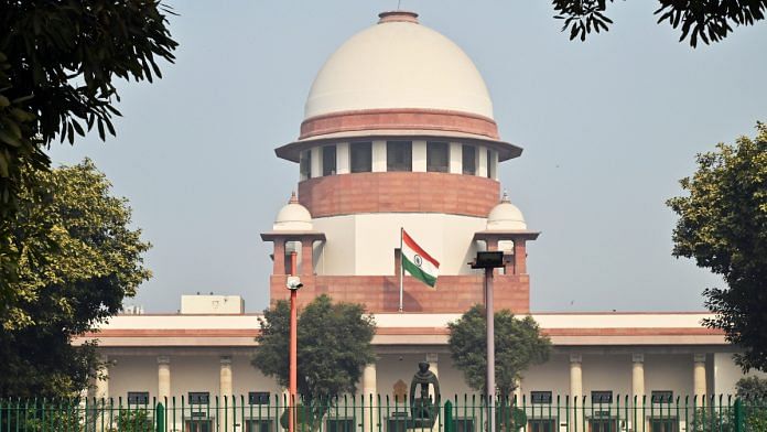 A view of the Supreme Court building, the apex judicial body of India, in New Delhi | ANI