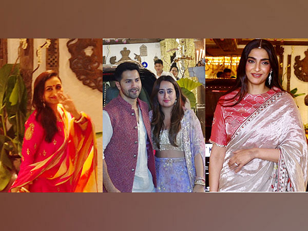 Rani Mukerji, Varun- Natasha to Sonam Kapoor snapped at Anil Kapoor's residence for Karwa Chauth celebrations