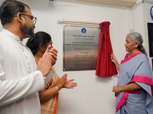 Nirmala Sitharaman inaugurates SBI branch in Sri Lanka's Jaffna