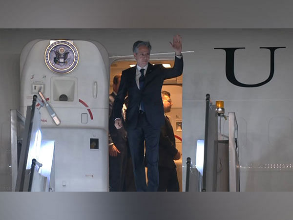 US State Secretary Antony Blinken arrives in New Delhi for 2+2 Ministerial Dialogue