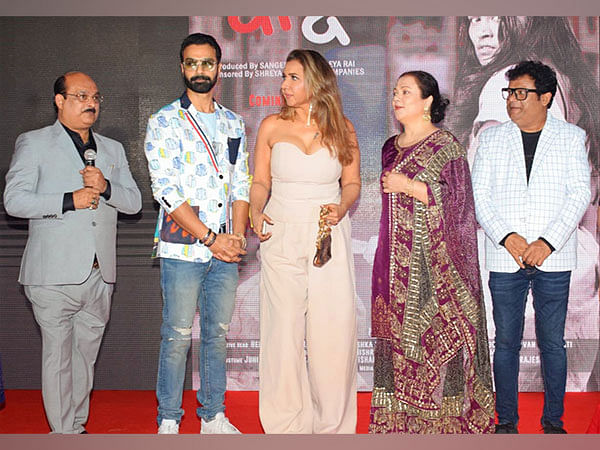 Mandakini, Ashmit Patel, Ritu Shivpuri Launched 3 songs of Shreya Entertainment & Productions