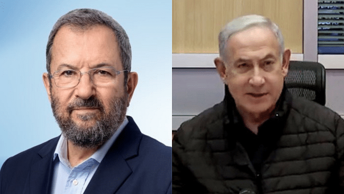 File photos of Ehud Barak; Benjamin Netanyahu | X: @barak_ehud; ANI