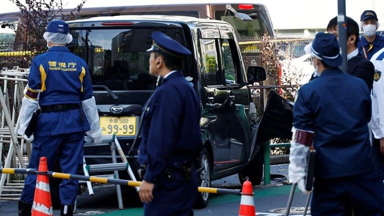 Man arrested after car rams barricade near Israel embassy in Tokyo