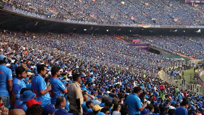 General view inside the stadium during the match on 19 November | Reuters