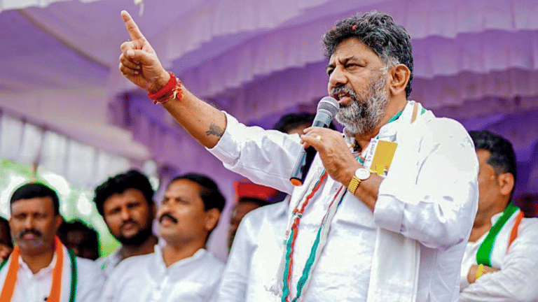 ‘Gandhi family is God, I’m their devotee’—DK Shivakumar apologises for reciting RSS anthem