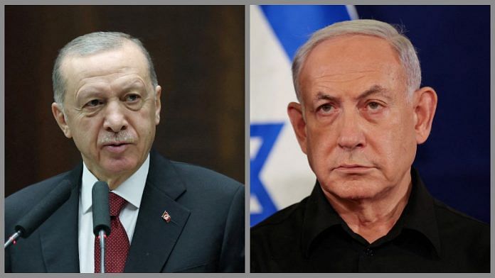 Turkish President Tayyip Erdogan and Israeli PM Benjamin Netanyahu | Image via Reuters