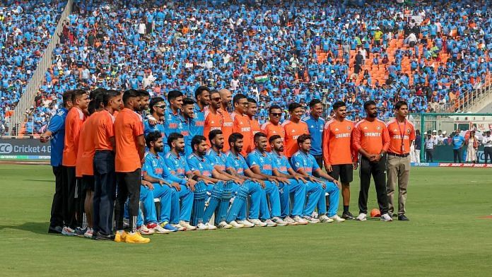 File photo of the Indian cricket team and their support staff. | ANI