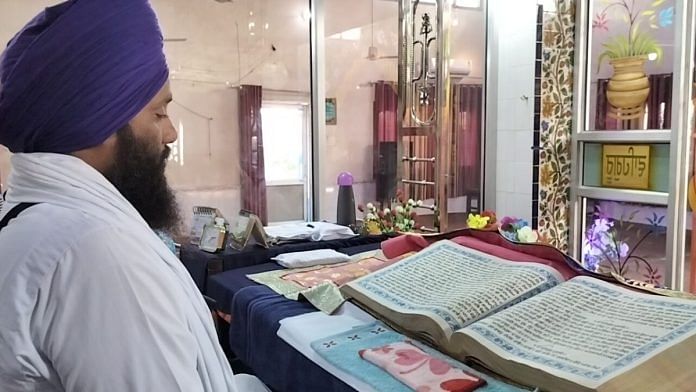 Granthi of Gurdwara in Jawahar Singh Sircar village. It’s from here the Sikh holy book was stolen from in 2015. Starting a series of sacrilege incidents that would rock Punjab | Representational image | ThePrint