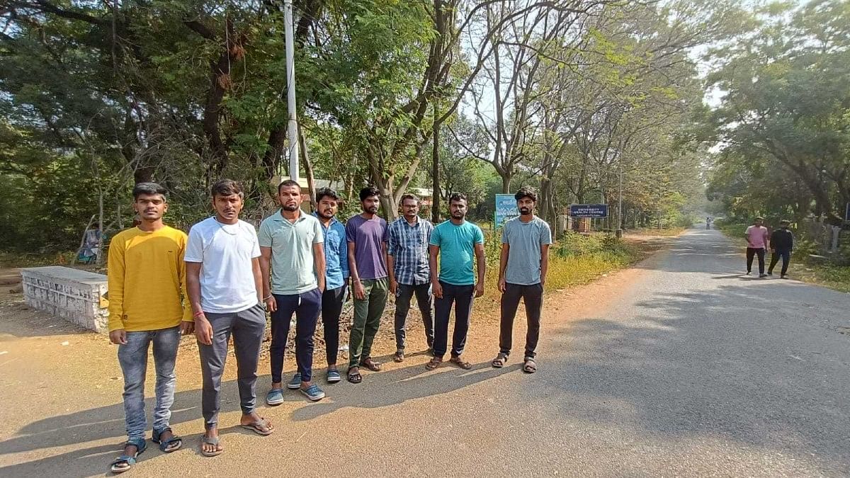 Students at Kakatiya University in Warangal | Prasad Nichenametla | ThePrint