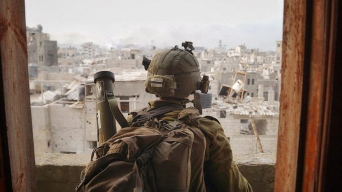 An Israeli soldier operates in the Gaza Strip | Image: Israel Defense Forces/Handout via Reuters