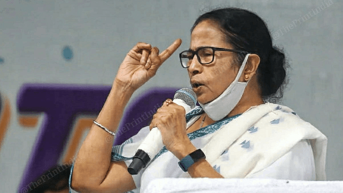 File photo of West Bengal Chief Minister Mamata Banerjee | Praveen Jain | ThePrint