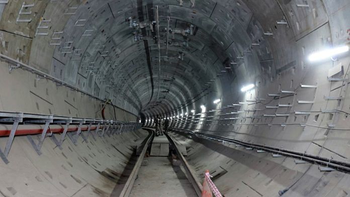 File photo of Phase 1 of Mumbai Metro Route 3 | ANI