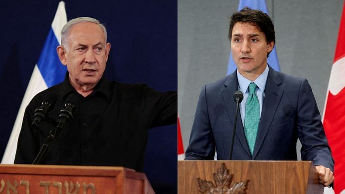 Israel Prime Minister Benjamin Netanyahu and Canadian Prime Minister Justin Trudeau | File Photo: Reuters