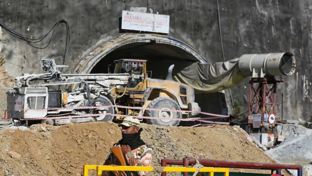 Resuce ops underway at under-construction Silkyara tunnel | Suraj Singh Bisht | ThePrint