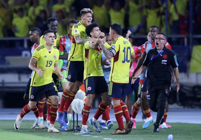 Soccer-Colombia fight back to shock Brazil, Uruguay beat Messi's