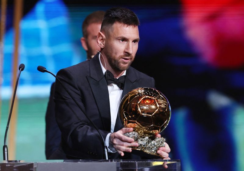 SoccerMessi wins record eighth Ballon d'Or for best player in the