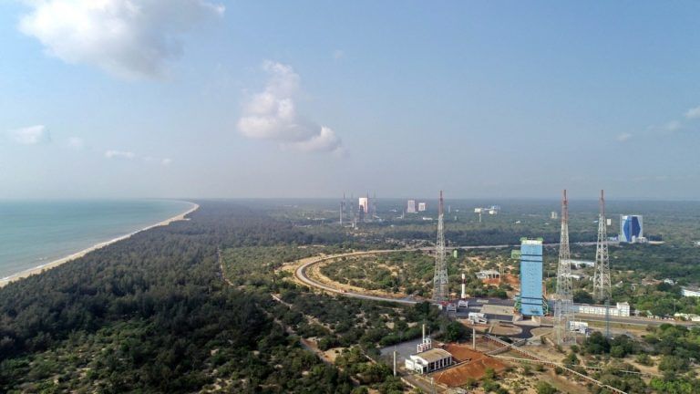 Sriharikota, we have a problem. The ground is eroding