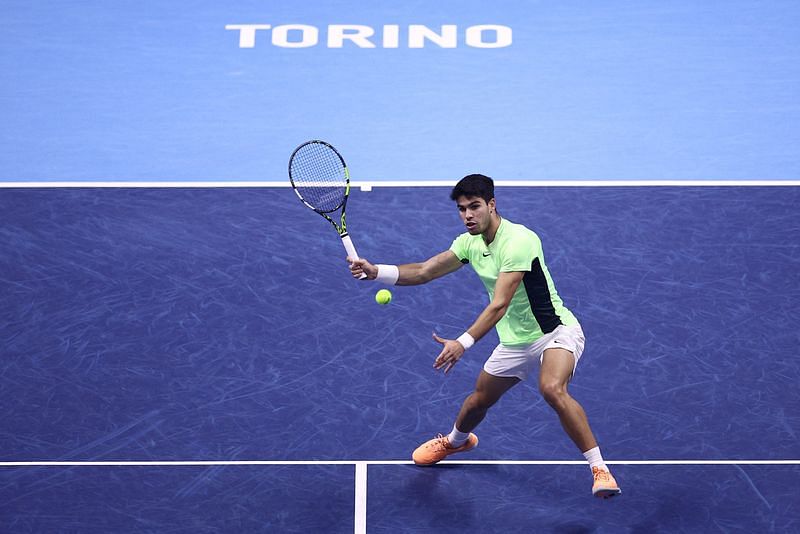 Tennis-Brilliant Alcaraz downs Medvedev to reach last four at ATP ...