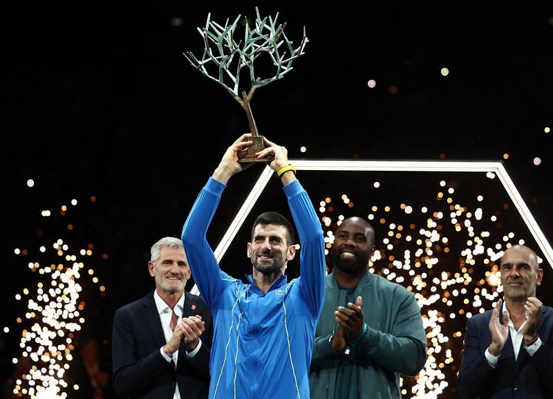 TennisDjokovic eases past Dimitrov to win recordextending Paris title