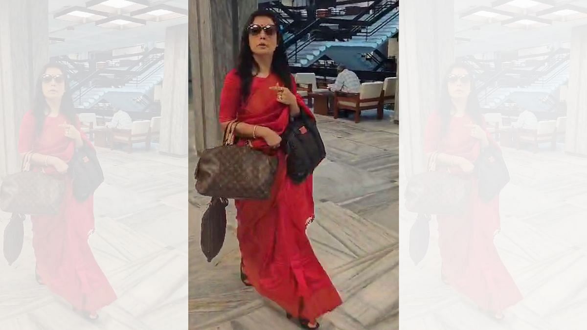 Mahua Moitra's bagwati moment. She's fighting back with not one