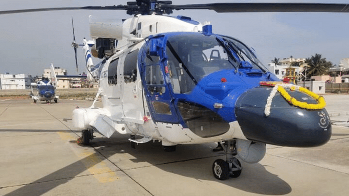 Indian Coast Guard HAL Dhruv Mk III