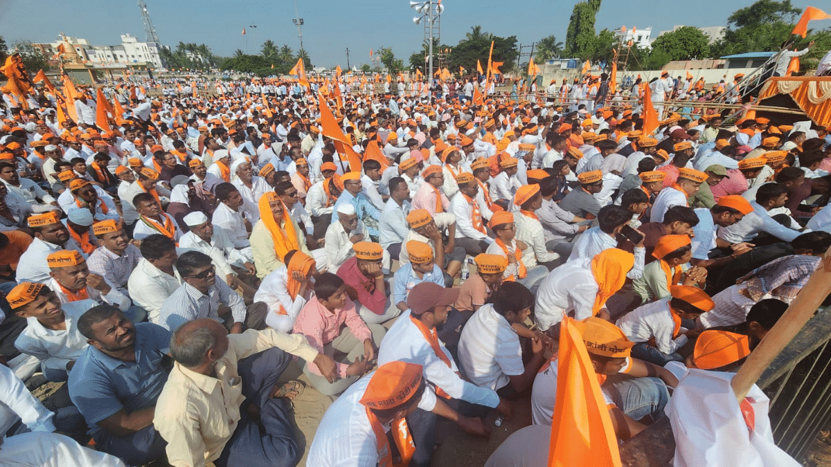 Large crowds are turning up to listen to Maratha leader Manoj Jarange-Patil at his rallies | Purva Chitnis | ThePrint
