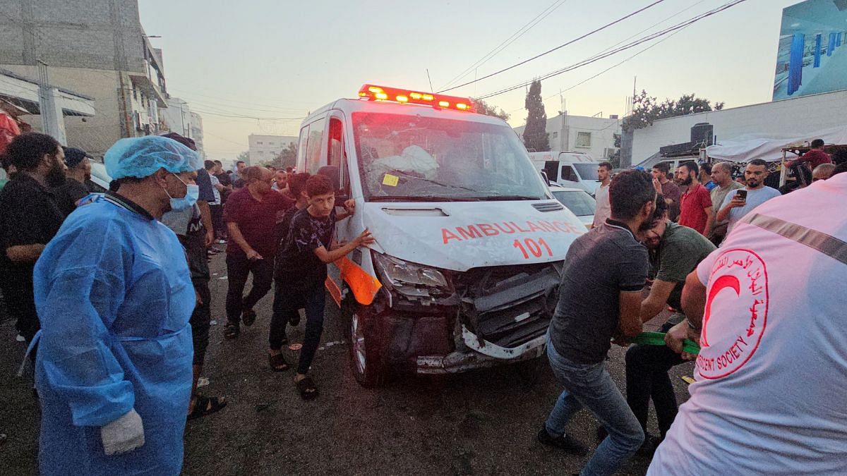 Israel Strikes Ambulance In Gaza City, Many Reported Killed