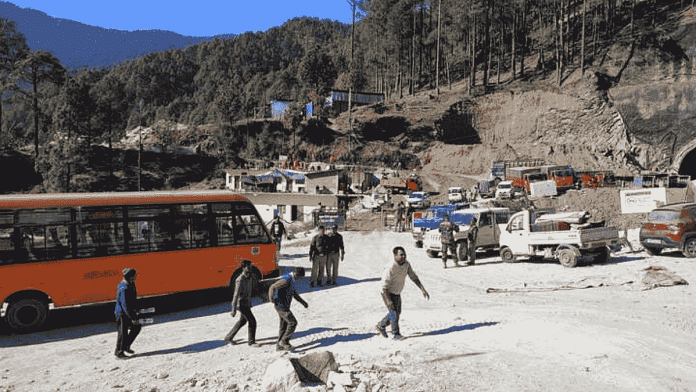 The area near Silkyara tunnel | Falguni Sharma | ThePrint