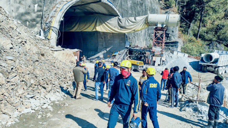 Hindi TV news has no time for the Uttarakhand tunnel collapse. Gaza & Ayodhya rule the air
