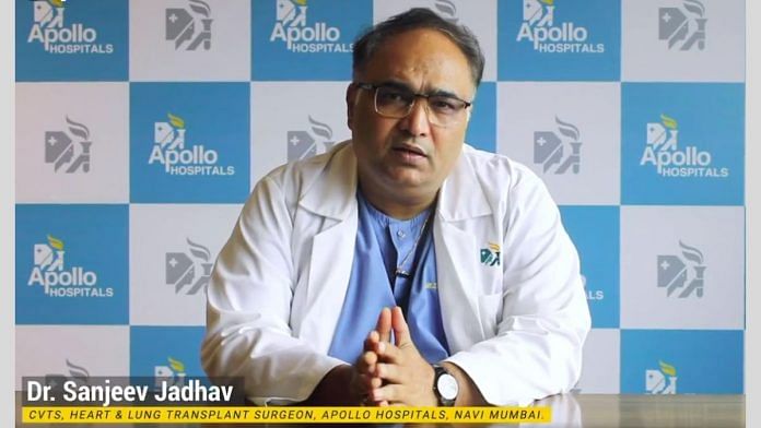 Heart and lung transplant surgeon Dr Sanjeev Jadhav | Apollo Hospital, Mumbai