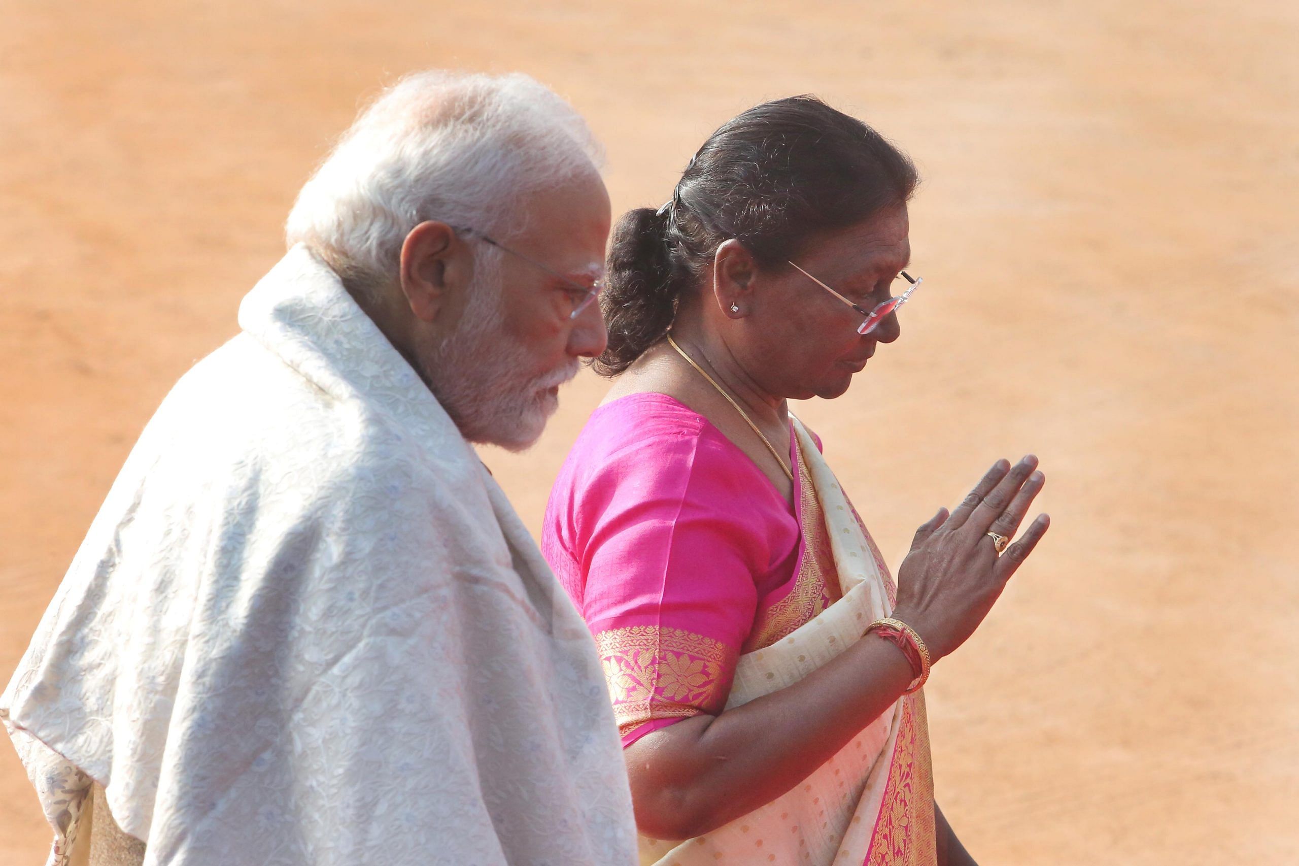 President Droupadi Murmu speaking with Prime Minister Narendra Modi | Praveen Jain | ThePrint