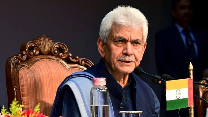 Jammu and Kashmir Lieutenant Governor Manoj Sinha | ANI