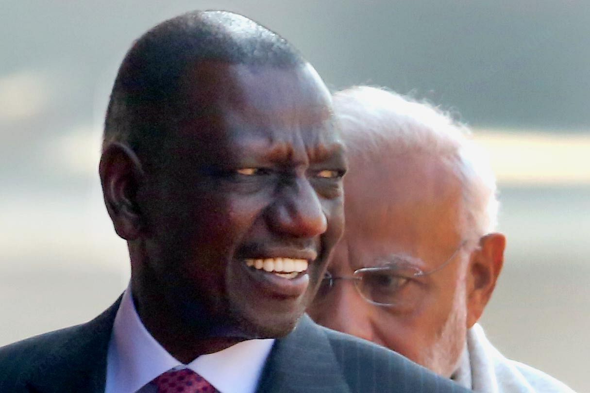 PM Narendra Modi and Kenyan President William Ruto | Praveen Jain | ThePrint