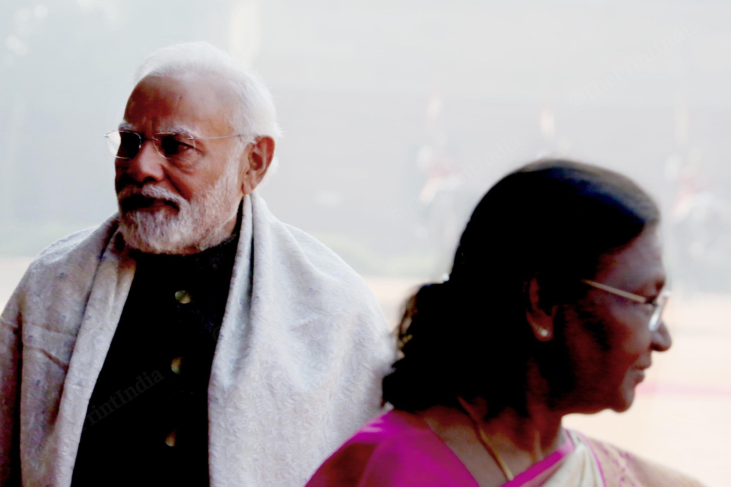 President Murmu with PM Modi at Rashtrapati Bhavan | Praveen Jain | ThePrint