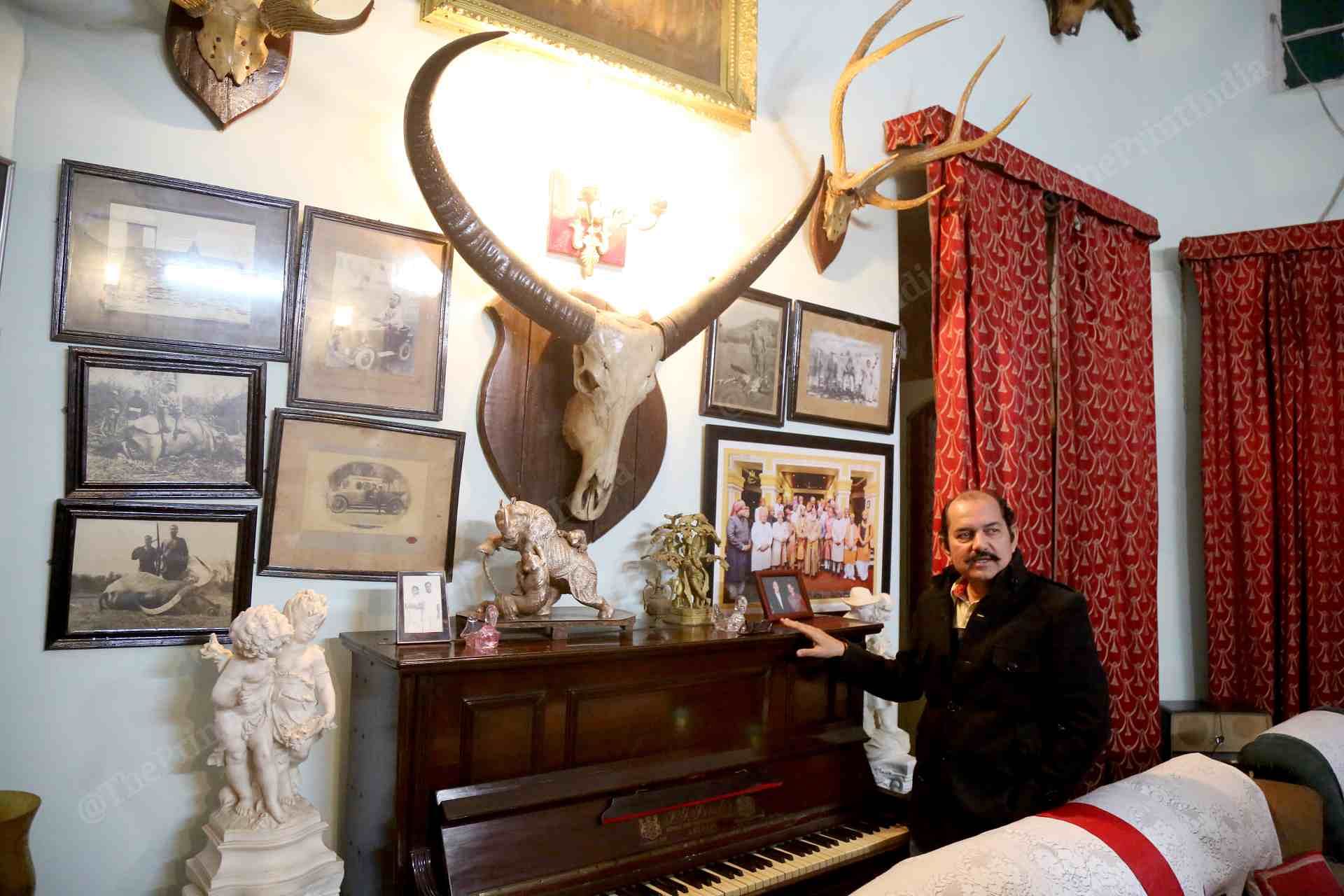 Ranvijay Singh Judeo, a BJP leader and scion of the former royal family of Jashpur, at the Aaram Niwas Palace | Suraj Singh Bisht | ThePrint