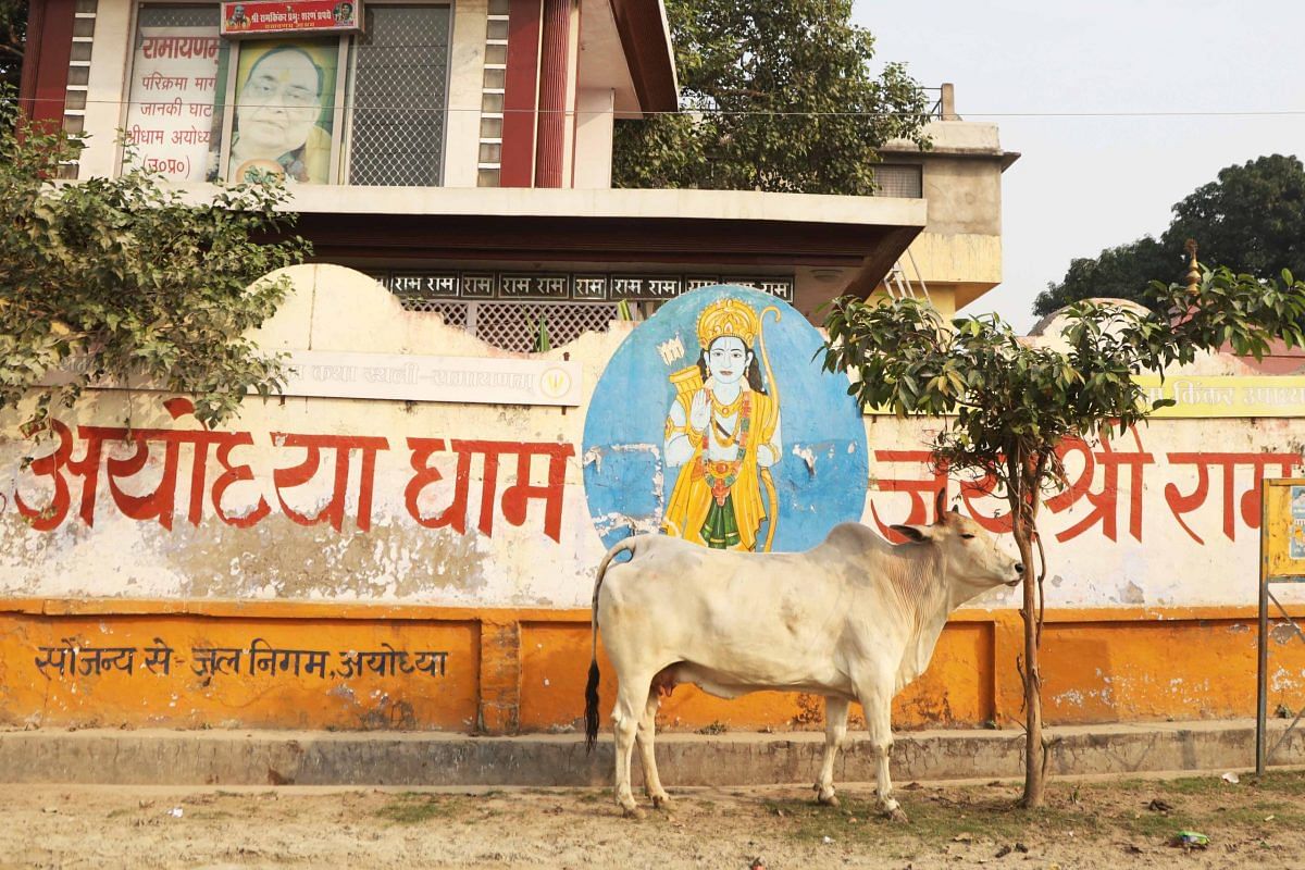 Streets or walls, everywhere its written Ram | Photo: Manisha Mondal | ThePrint
