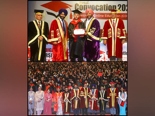 Chandigarh University holds 1st Annual Convocation of students of Online Programs; 950 students in UG & PG courses were awarded with degrees