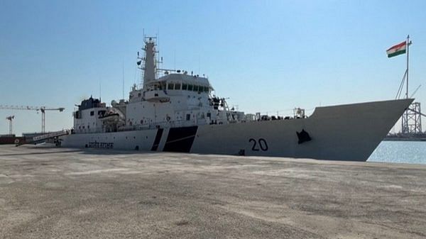 Indian Coast Guard Ship Sajag makes port call in Saudi Arabia