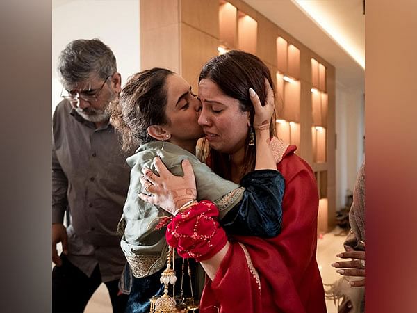 Sanya Malhotra gets teary-eyed on her sister Shagun's wedding