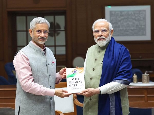 EAM Jaishankar Presents First Copy Of His Book 'Why Bharat Matters' To ...