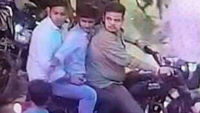According to SP chief Akhilesh Yadav, these are the three accused, captured on CCTV | Photo: X/@yadavakhilesh