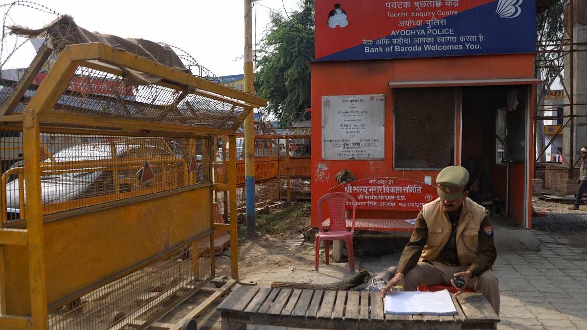 A tourist help centre set up in Ayodhya | Manisha Mondal | ThePrint