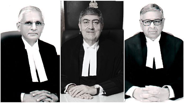 Justices A.S. Bopanna, S.K. Kaul, and Aniruddha Bose | Credit: Supreme Court